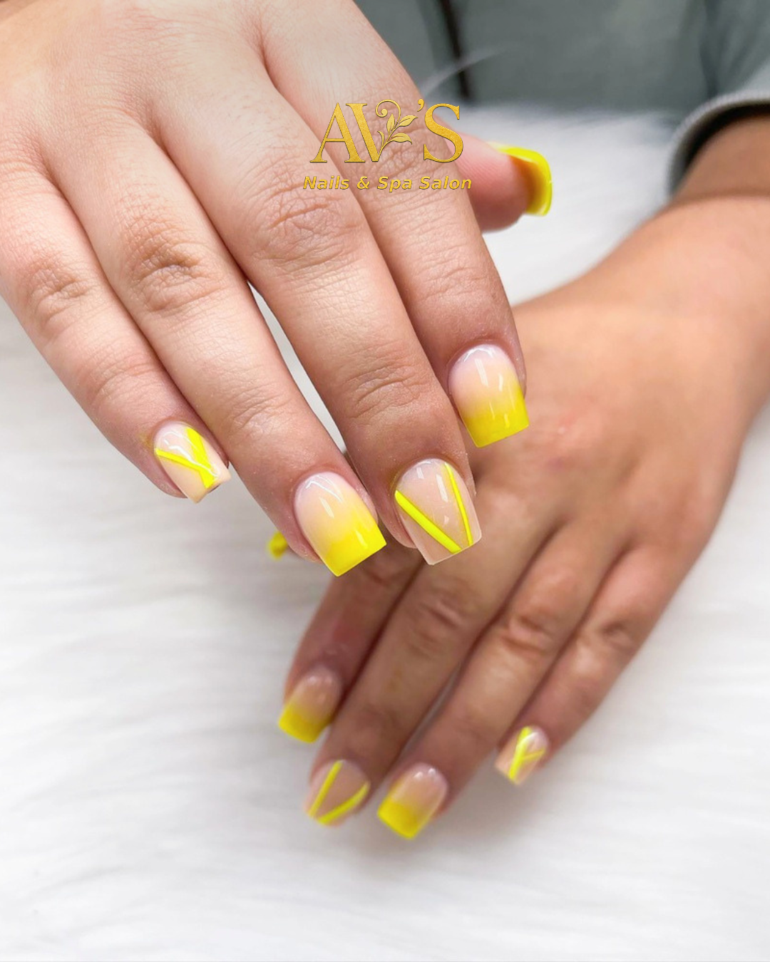 Av's Nails & Spa Salon nail work in Aurora, Colorado